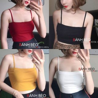 ÁO 2 DÂY CROPTOP