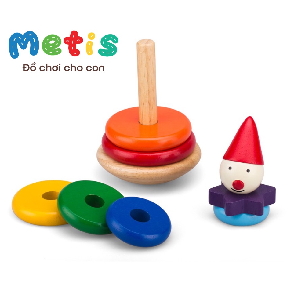 Đồ chơi Cầu Vồng Chú Hề - Metis Đồ chơi cho con