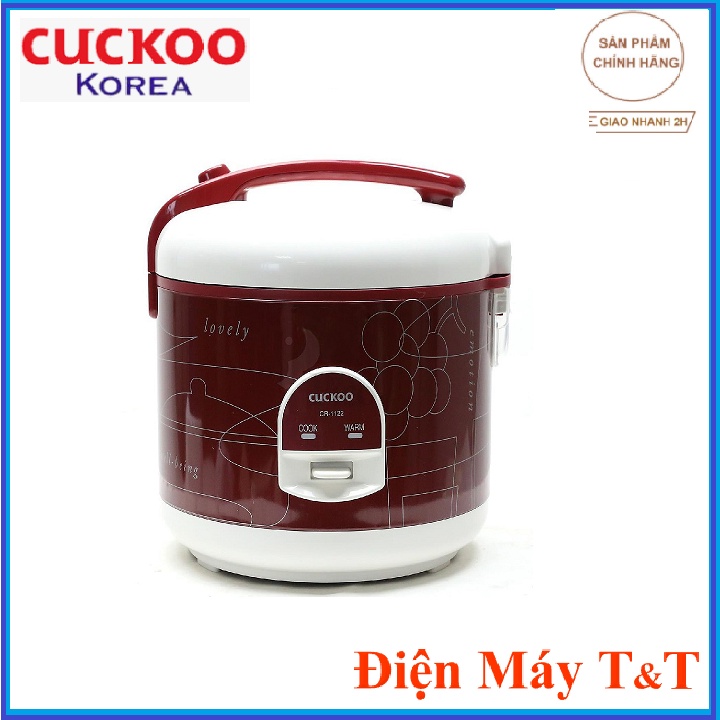 [Mã ELHADEV giảm 4% đơn 300K] Nồi cơm điện Cuckoo CR-1122 2 Lít