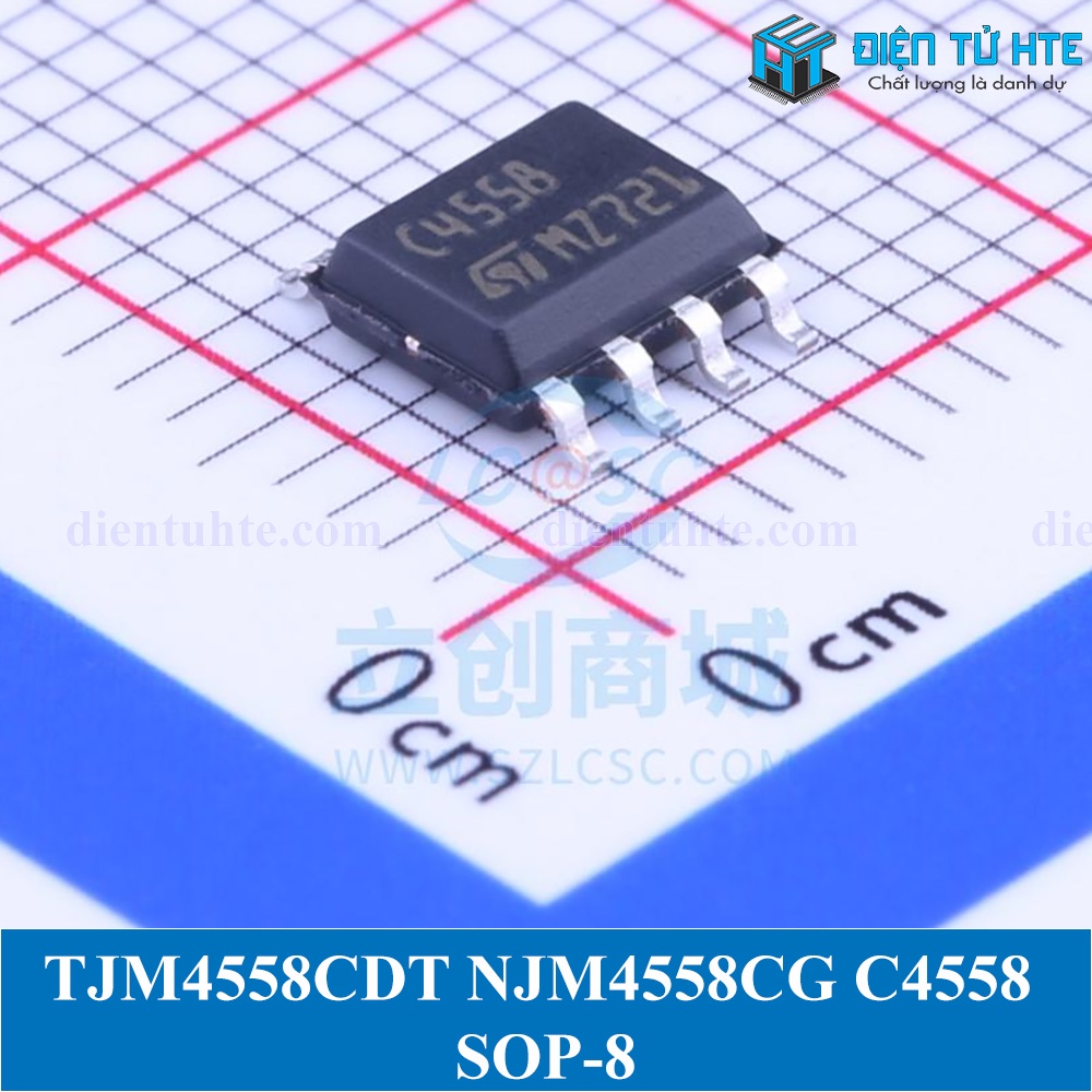 IC Opamp kép TJM4558CDT NJM4558CG C4558 SOP-8 chính hãng