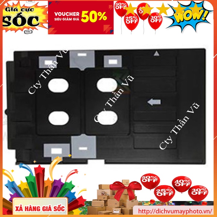 Khay in thẻ nhựa trực tiếp dùng cho máy in màu Epson L805 L800 T60 T50 hàng chất lượng đảm bảo MVP Thăng Long
