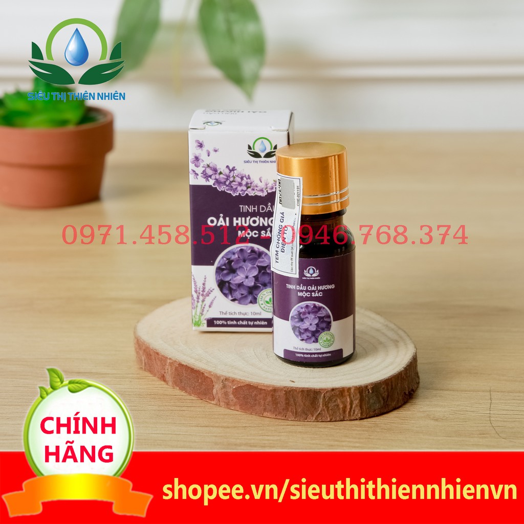 Tinh dầu oải hương nguyên chất Mộc Sắc, tinh dầu giúp làm mượt tóc của siêu thị thiên nhiên