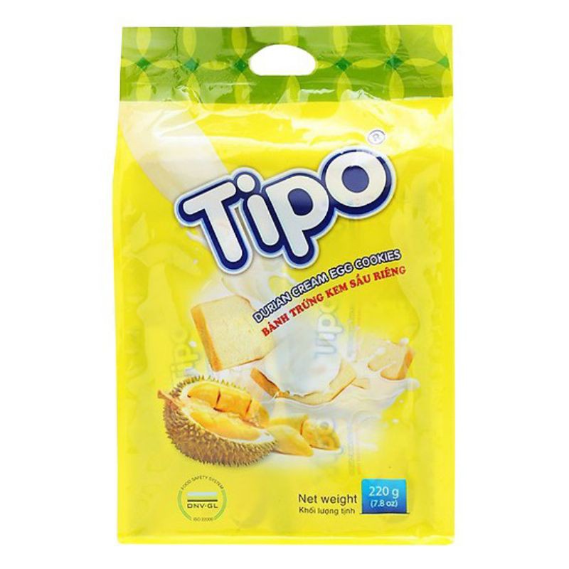 Bánh Trứng Tipo kem Sầu Riêng 220gr