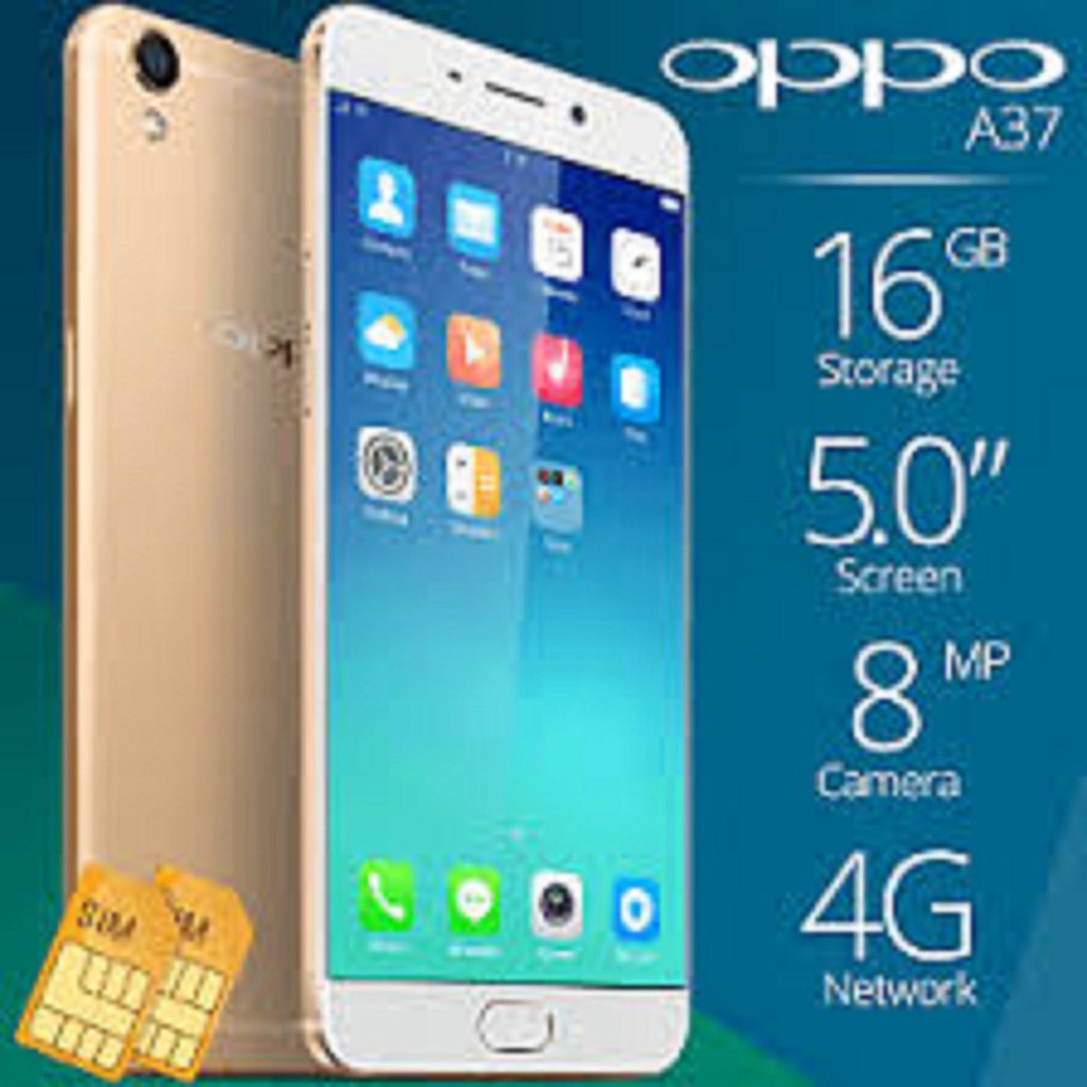 điện thoại Oppo A37 - Oppo A37F CHÍNH HÃNG 2sim ram 2G/16G mới