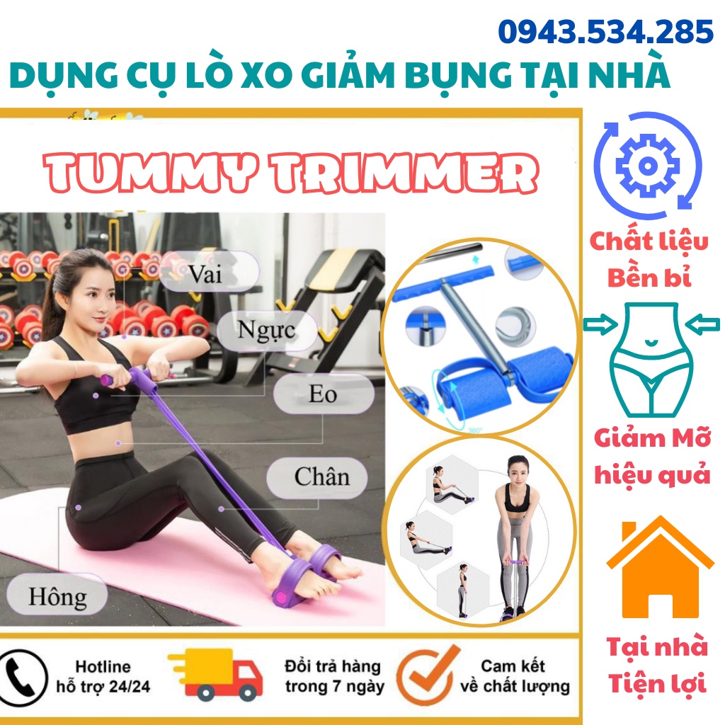 Dụng cụ tập thể dục tại nhà, Dụng Cụ Tập Cơ Bụng TUMMY TRIMMER - Giải pháp đánh bay mỡ thừa tại nhà - SALE CỰC SỐC