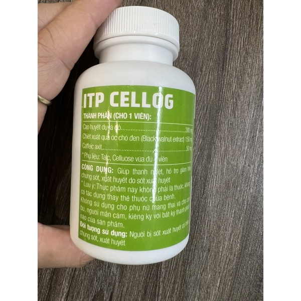 ITP Cellog dùng cho người sxh, gtc