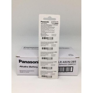 Pin LR44 AG13 Panasonic vỉ 10 viên dùng cho máy tính Casio