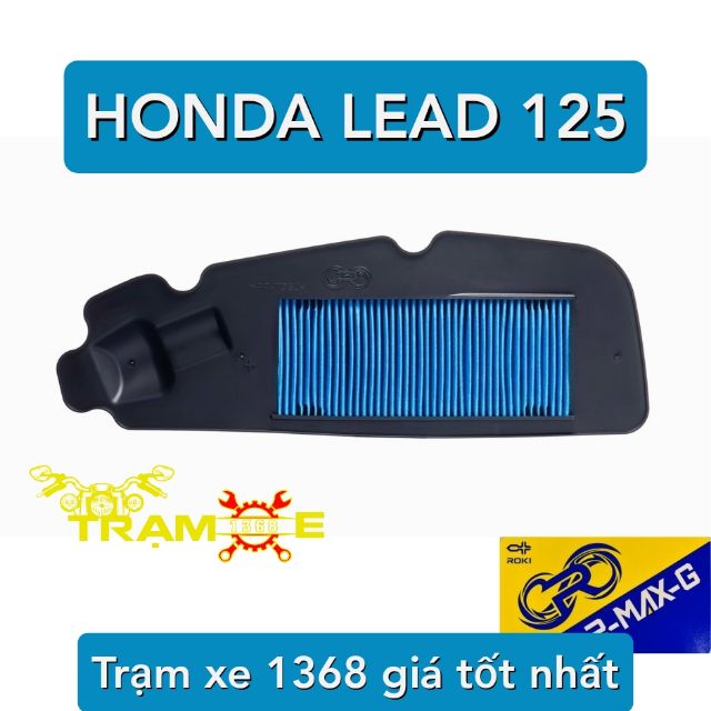 Lọc gió Rmax Roki xe Honda Lead 125 (2012 - nay) lọc bụi tốt xe vận hành êm ái tiết kiệm xăng