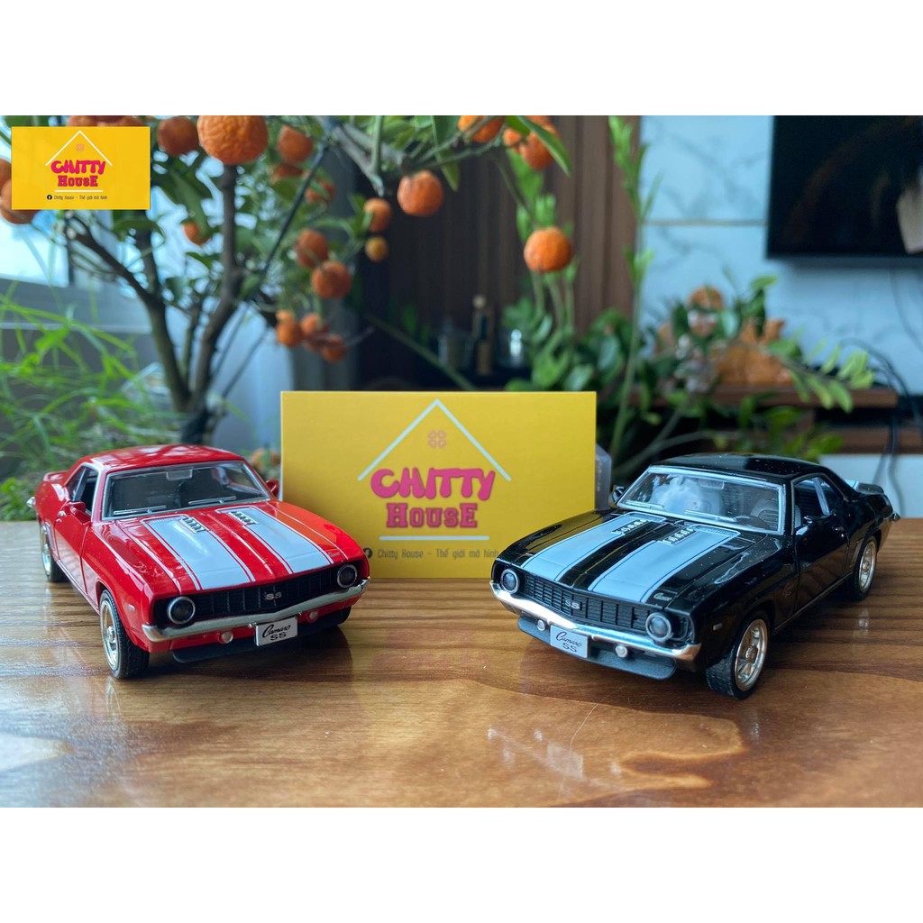 Mô hình ô tô kim loại Chevroles Camaro 1969 tỷ lệ 1:36 dùng trang trí, bộ sưu tập, đồ chơi cho bé