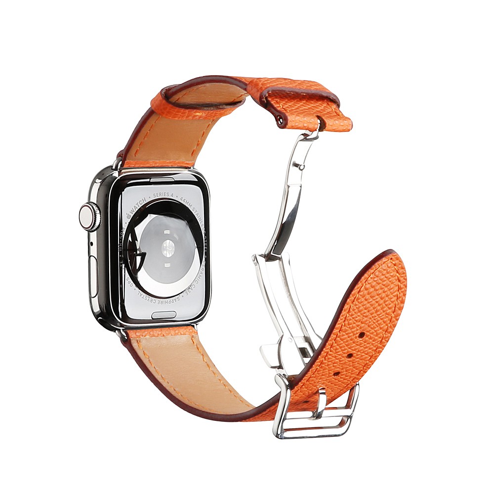 Dây đeo bằng da 38mm / 42mm / 40mm / 44mm cho đồng hồ thông minh Apple Watch 4 / 3 / 2 / 1