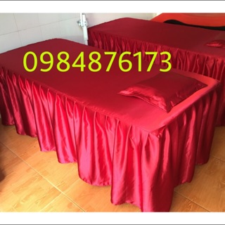 Ga giường spa nối mi , mặn mụn