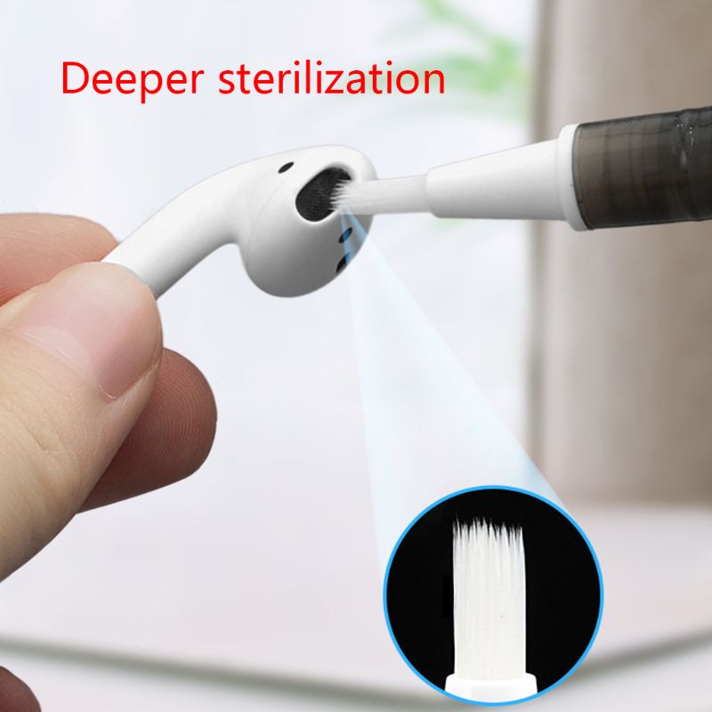 1 Bộ Cọ Vệ Sinh + Hộp Sạc Tai Nghe Airpods 1/2 Tiện Lợi