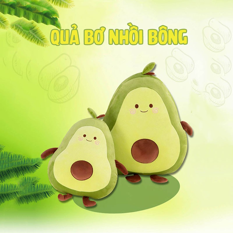 Gấu bông quả bơ dễ thương