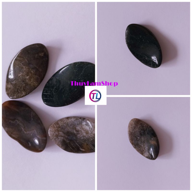 Viên đá thanh tẩy bài tarot, xỏ DIY, handmade, bể cá,sưu tầm