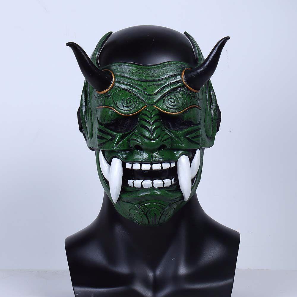 Mặt Nạ Hóa Trang Nhân Vật Samurai Nhật Bản Bằng Latex Toàn Diện