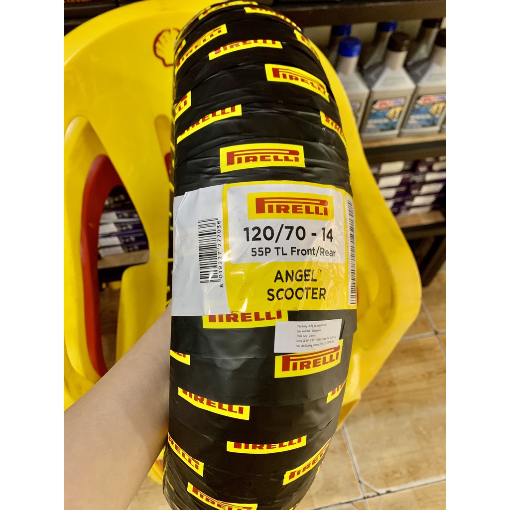 Vỏ Pirelli gai Angel Scooter các size 90/80-14, 100/80-14, 110/80-14, 120/70-14, 140/70-14 22cho xe tay ga