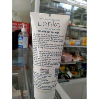 [Chính Hãng]- Sữa rửa mặt không bọt Lenka 150ml