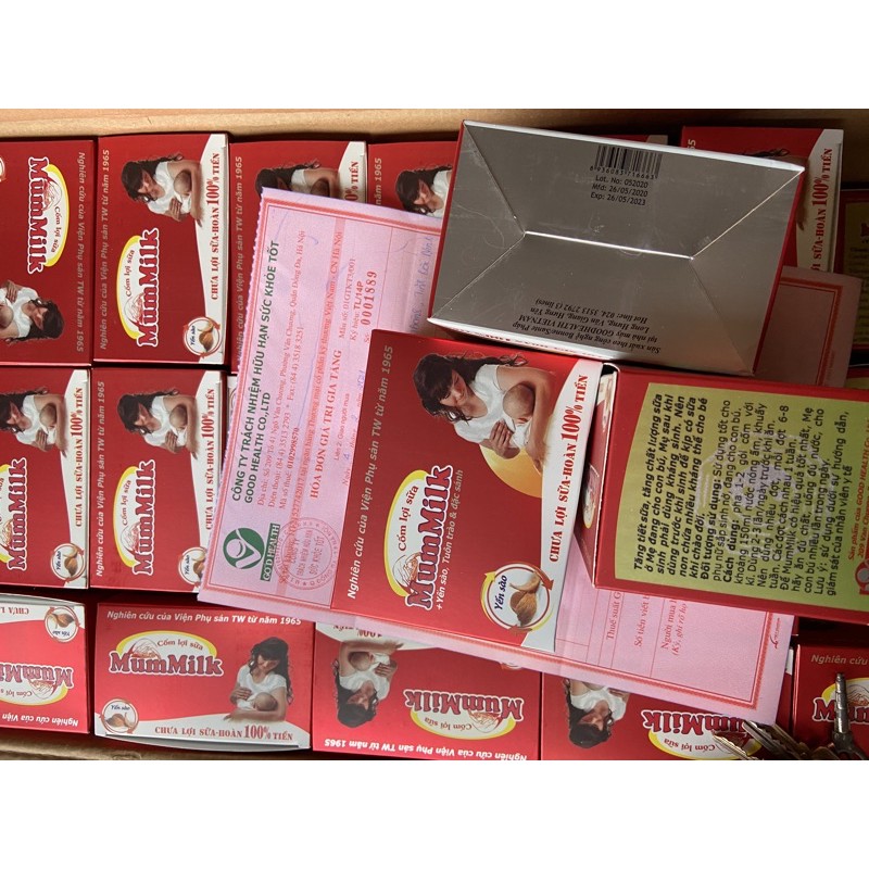 2 hộp Cốm lợi sữa mummilk Yến sào🧡freeship🧡chính hãng phụ sản tw nghiên cứu-CHƯA LỢI SỮA HOÀN 100% TIỀN