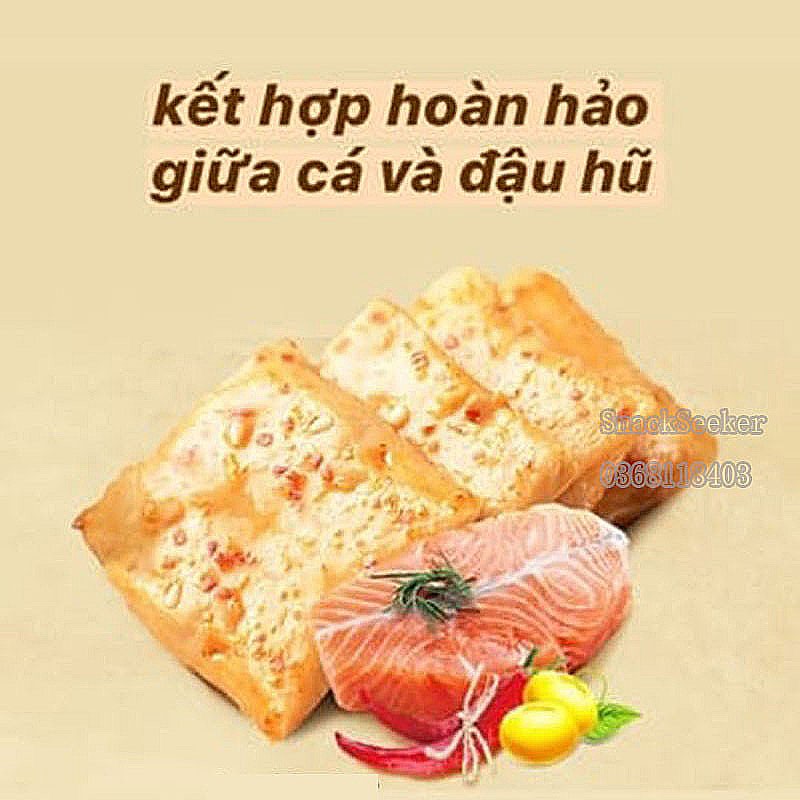 Chả Cá Đậu Hũ, Gân bò chay tẩm vị, Bít tết vị Hàn BBQ, cay thơm siêu ngon - Đồ ăn vặt Trung Quốc hấp dẫn-SNACKSEEKER