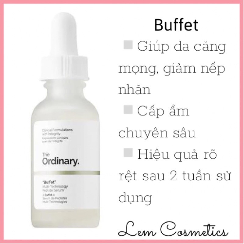 Serum chống lão hoá da The Ordinary Buffet