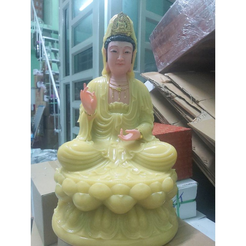 Mẹ quan âm đá cao 50cm