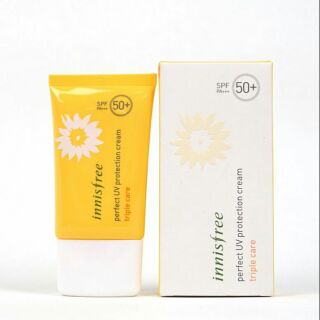 Kem Chống Nắng Innisfree Triple Care SPF 50+ PA+++ Chống Nước