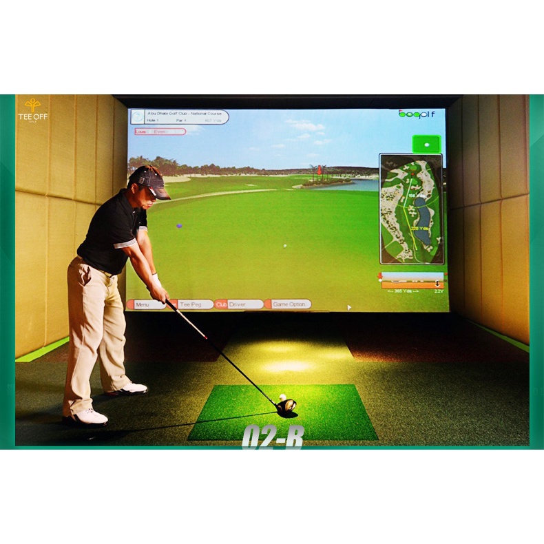 Thảm Tập Swing Golf 1mx1,25m - PGM Hitting Mat - DJD002