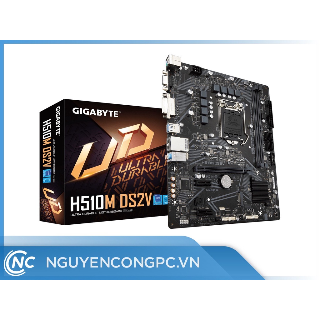 Main Gigabyte H510M DS2V socket 1200 hỗ trợ cpu đời 10 và 11 + hàng chính hãng bảo hành 36 tháng