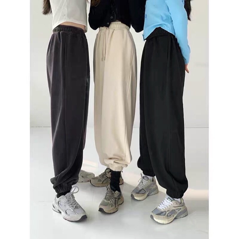 Quần thể thao lưng cao dây rút