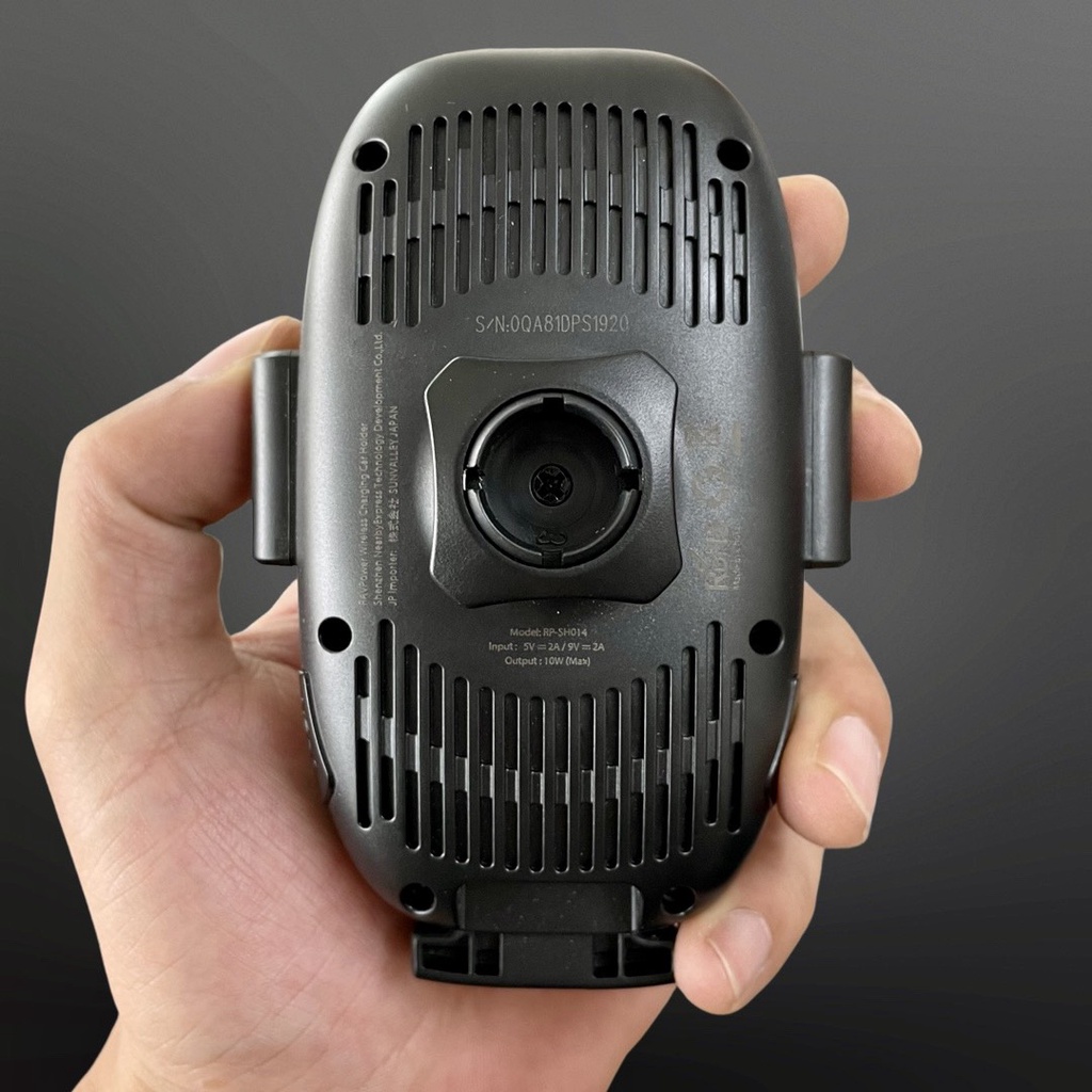 Giá Đỡ Điện Thoại Kiêm Sạc Nhanh Không Dây Ô Tô RAVPower RP-SH014 - 10W - Qi - Sản Phẩm Chính Hãng - Bảo Hành 12 Tháng