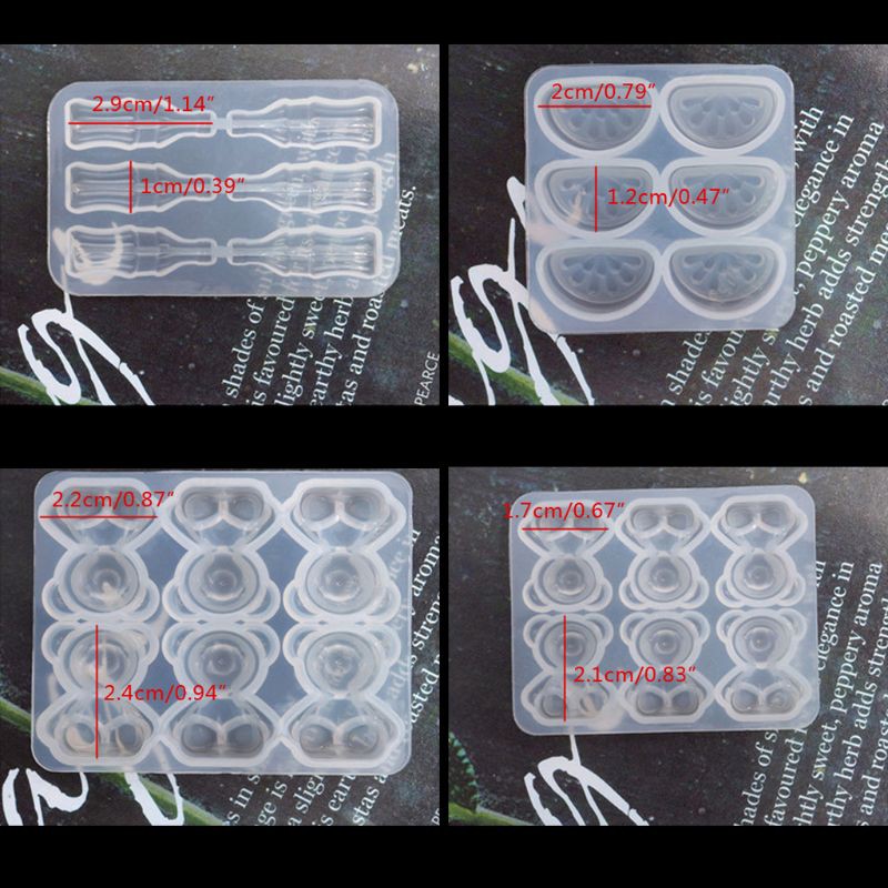 Khuôn silicon làm bánh kẹo/ sô cô la hình gấu và chai nước dễ thương