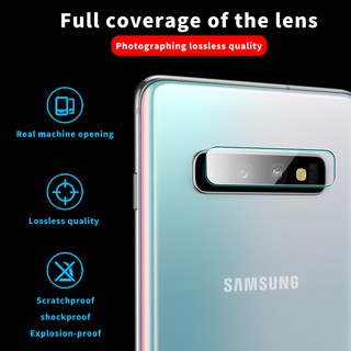 Ốp Lưng Kính Cường Lực Bảo Vệ Camera Sau Cho Samsung Galaxy S10 5G S9 S8 Plus S10e S7 S6 Edge M30 M20 M10