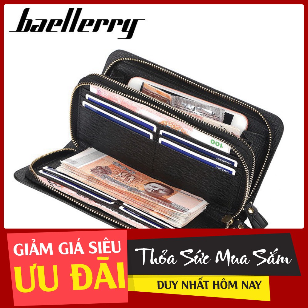 [XẢ KHO_FREESHIP] Ví Nam Dài Cầm Tay Baellerry VID01 Da Cá Sấu Đẳng Cấp Và Phong Cách 100% Hài Lòng .