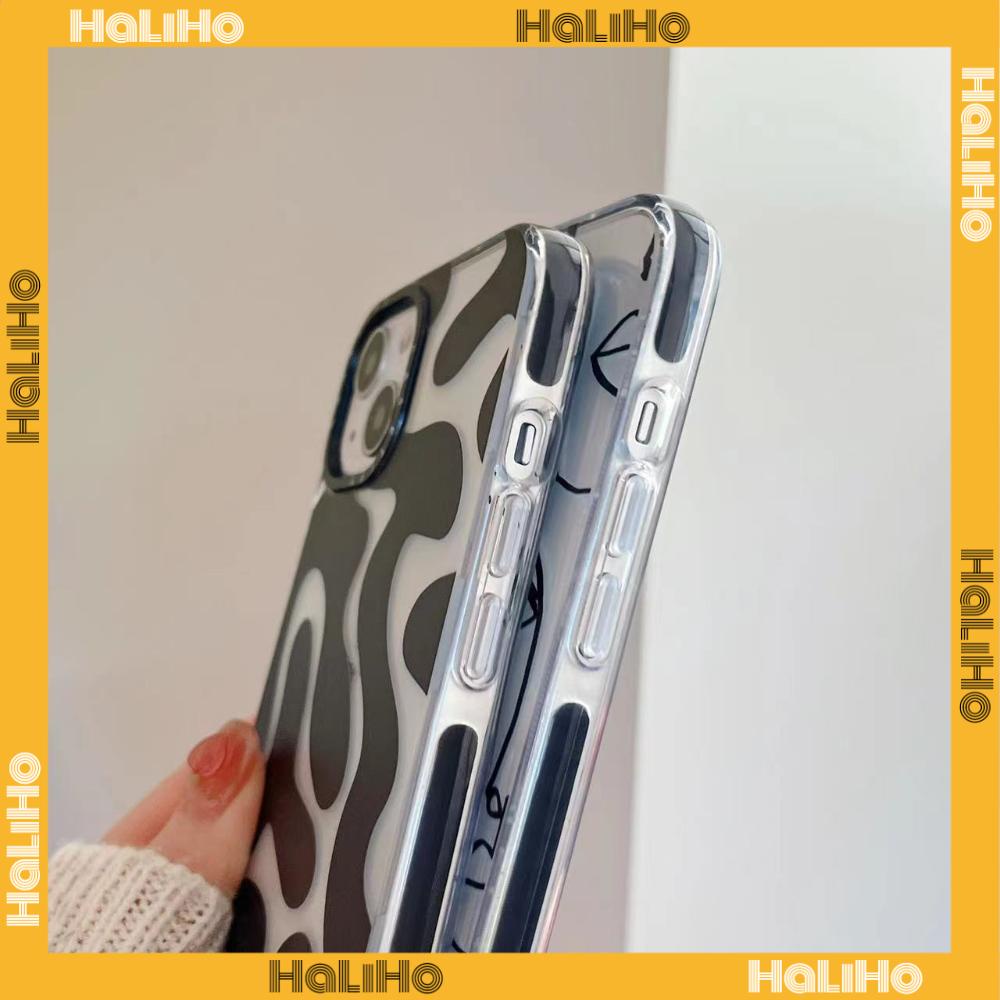 iPhone Case Silicone Soft Case Clear Case Thickened Shockproof Protection Camera Abstract Art Compatible For iPhone 11 iPhone 13 Pro Max iPhone 12 Pro Max iPhone 7 Plus iPhone xr
