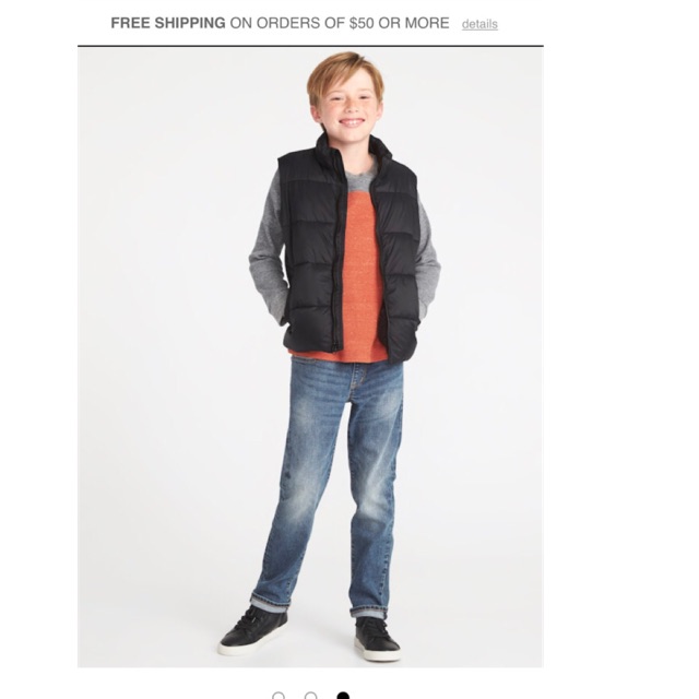 Sỉ áo phao Old navy bé trai