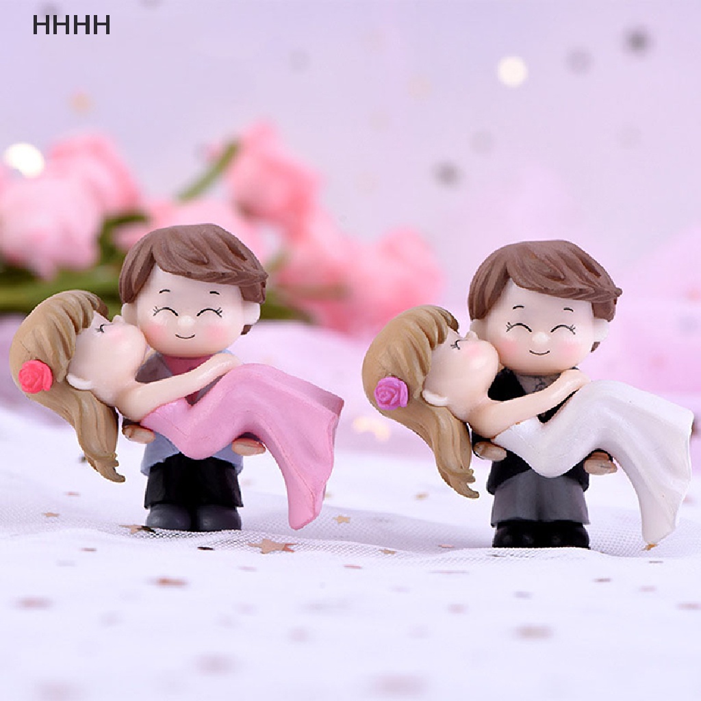 1 Bộ Tượng Tình Nhân mini Trang Trí Nhà Búp Bê