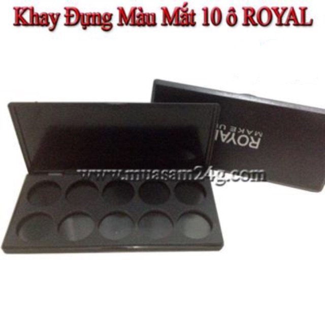 Khay rỗng đựng màu mắt ô lẻ: loại 3ô/ 4ô/ 6ô/ 8ô/ 10ô/ 10ô cao