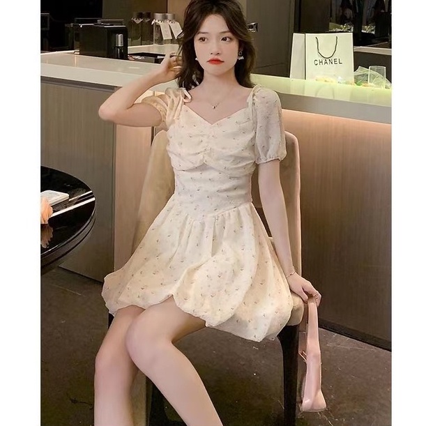 [Hana And Alice] Váy Voan Ngắn Chất Lượng Cao Thời Trang
