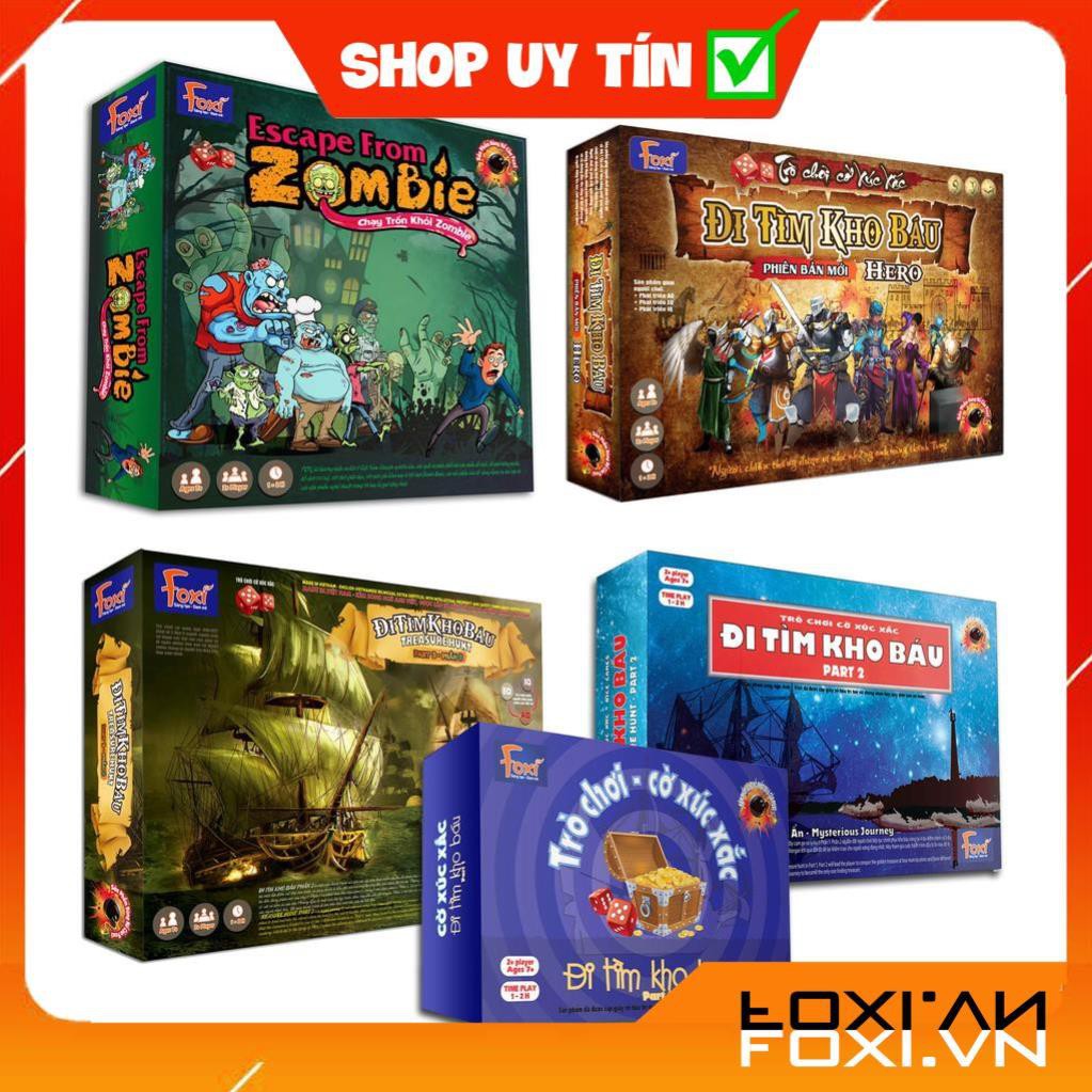 Board game-Đi tìm kho báu Foxi-đồ chơi gia đình-tương tác cao-tư duy thông minh-giao tiếp.