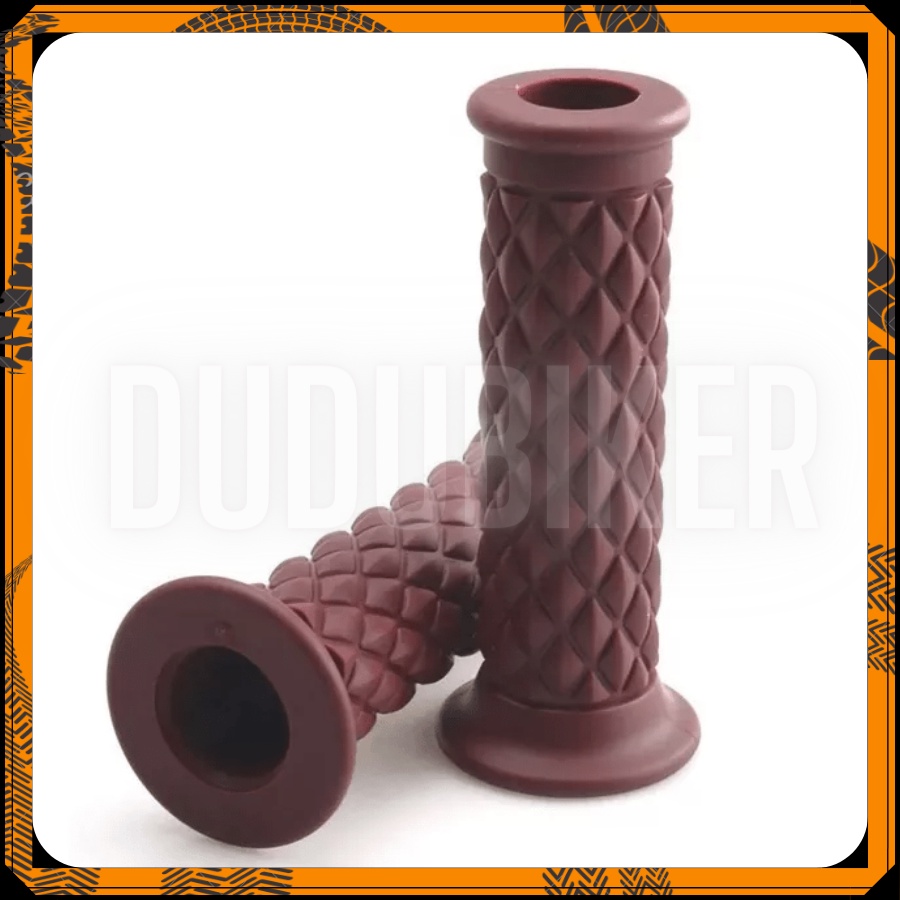 Bao tay nắm xe máy cao su dáng Cafe Racer Classic cổ điển êm tay chắc chắn