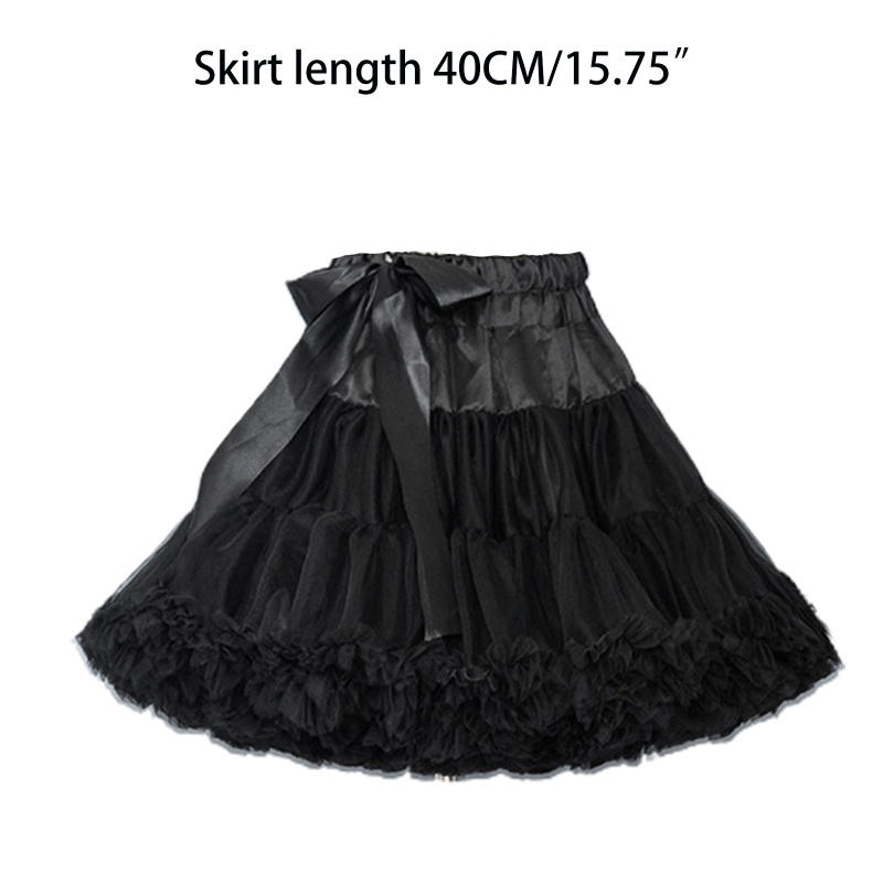 Xiangbao Váy Tutu Ngắn Mềm Mịn 16in Cho Nữ