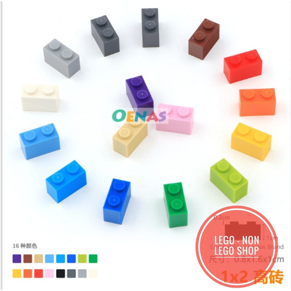 Gạch Cơ Bản Part 1x2 Cao