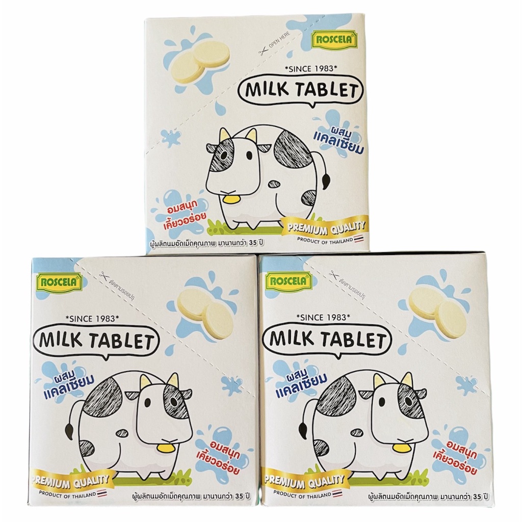 Kẹo sữa bò thái lan Milk Tablet gói 18g