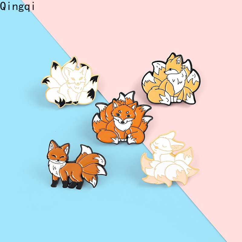 Huy hiệu cài áo MISS ZOE thiết kế hình chú cáo đáng yêu dành cho bé