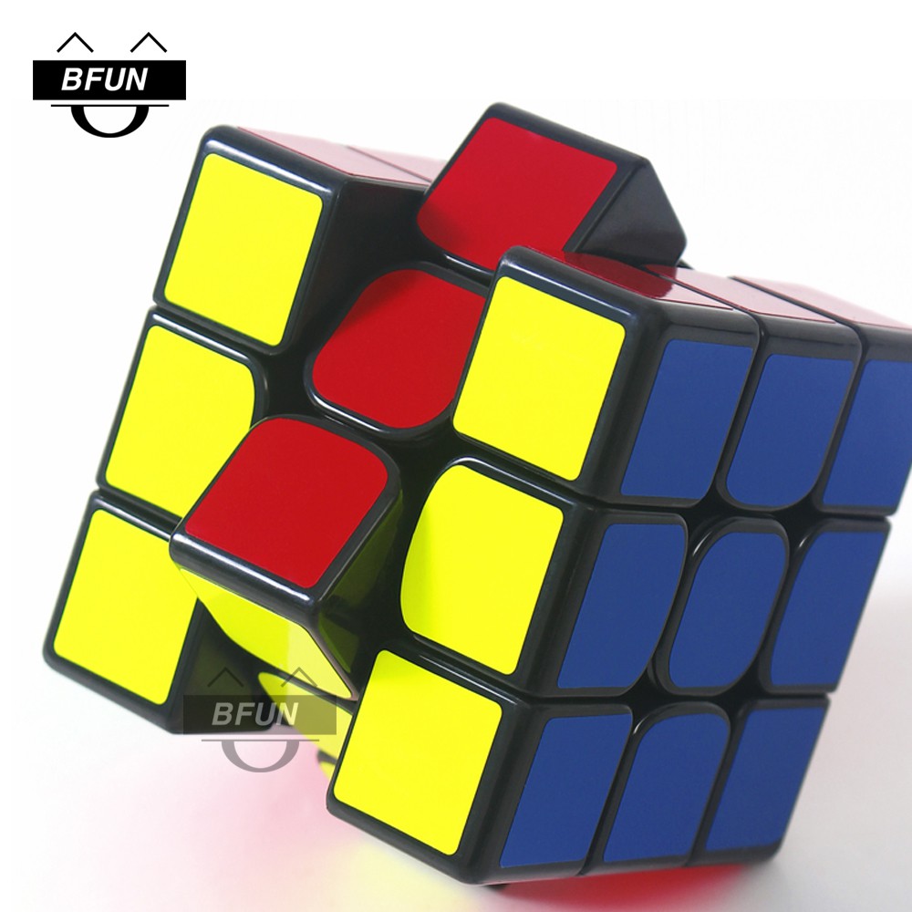Rubik 3x3 VIỀN ĐEN Xoay Trơn Mượt Loại Xịn - Rubik 3x3 Giá Rẻ, Đồ Chơi Phát Triển Trí Tuệ, Đồ Chơi Trẻ Em BFUN