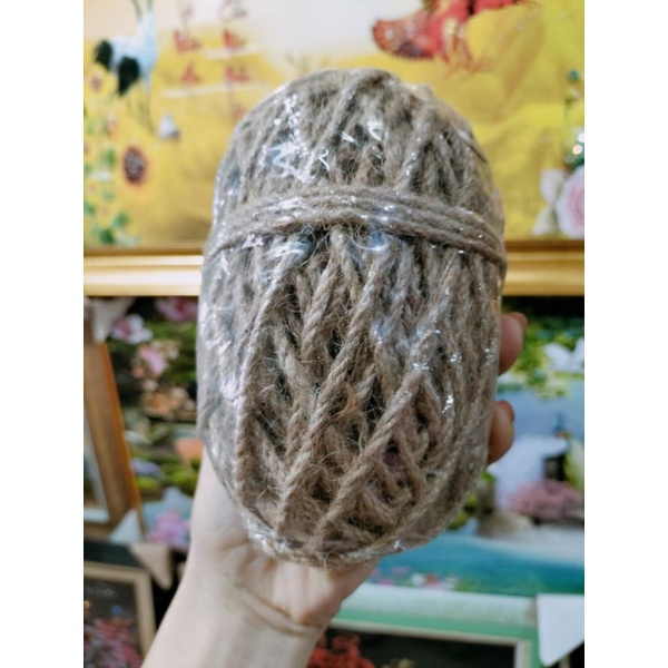 Cuộn dây thừng gai dây đay 3mm dài 60m làm handmade