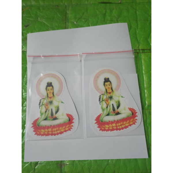 Bộ 2 hình Phật nổi cao 15 cm trang trí xe