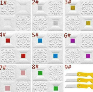 Miếng Dán Trang Trí Tường 3d Hình Gạch Ốp Độc Đáo