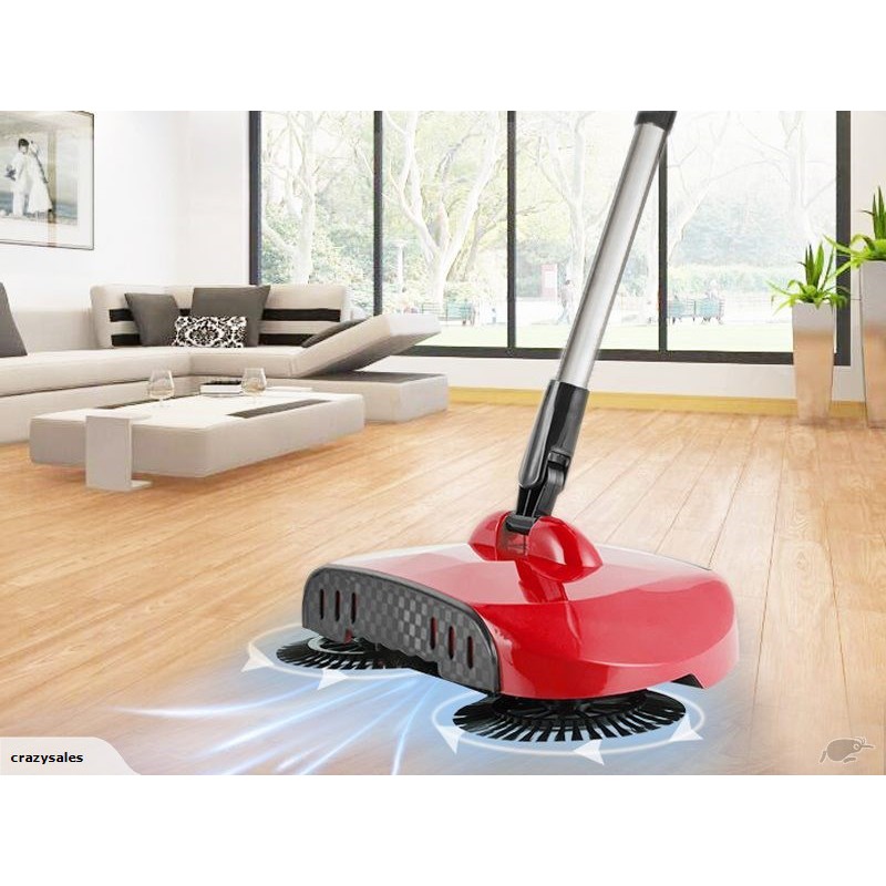 CHỔI QUÉT NHÀ GOM RÁC TỰ ĐỘNG SPIN BROOM CỦA THÁI LAN HÀNG XUẤT KHẨU CHÂU ÂU - CHỔI HÚT BỤI KHÔNG DÂY