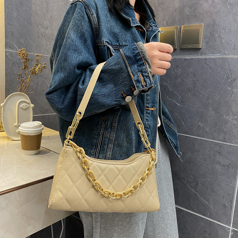 Túi đeo vai JASMIN NOIR họa tiết kẻ sọc hợp thời trang trẻ trung